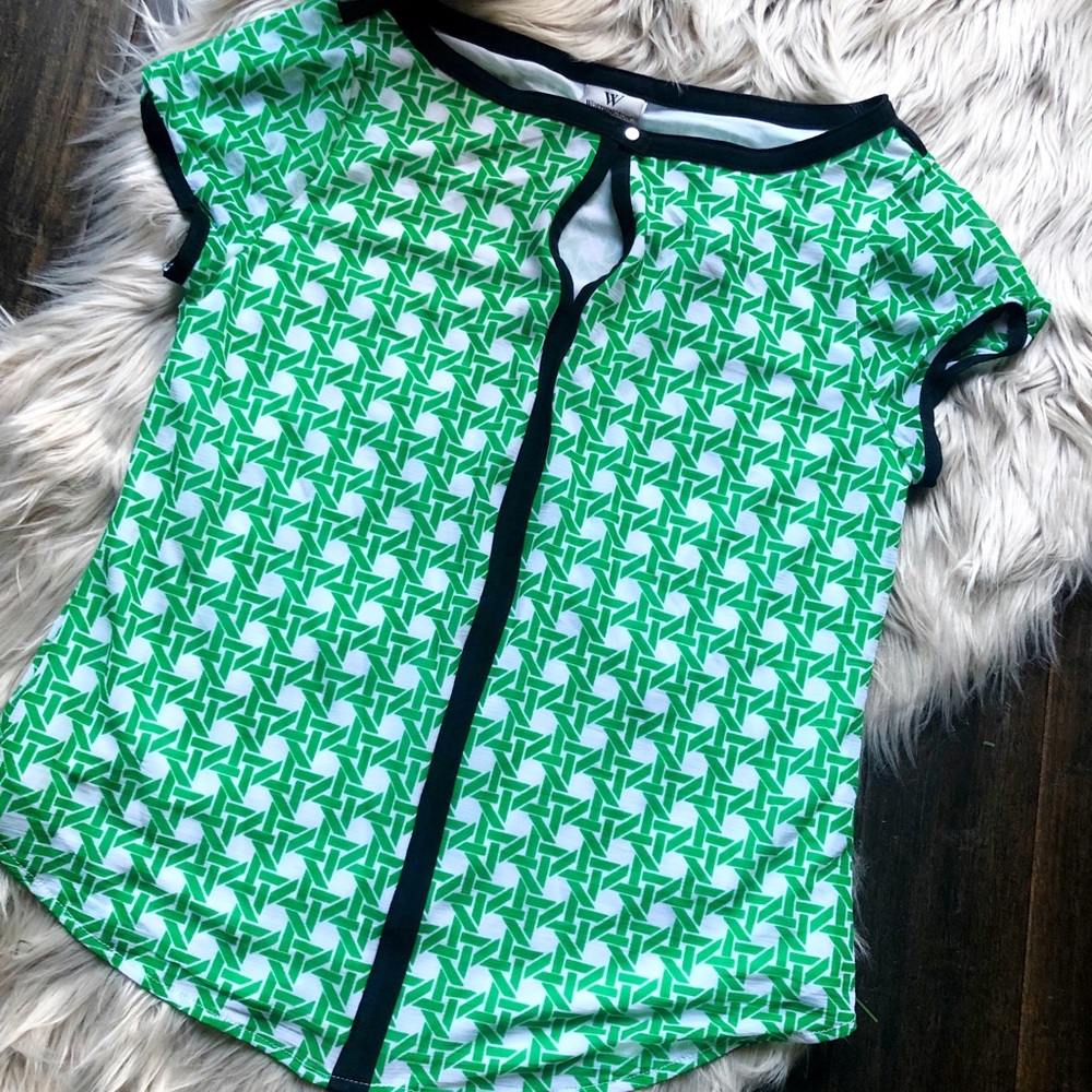 Worthington Petite Short Sleeve Top
